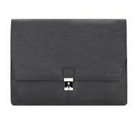 Jüscha Alassio Collegemappe TISSANO Nappaleder Aktenmappe Arbeitsmappe Auftragsmappe Businessmappe Collegemappe Dokumentenmappe Konferenzmappe schwarz 41021 - 41021