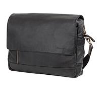 ALASSIO Schultertasche ORO, Leder, schwarz