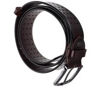Alasum Damen Kleidergürtel mit Verspieltem Lochmuster Pu Leder 110cm Modischer Taillengürtel für Vielseitige Outfits mit Praktischer Schnalle in Braun