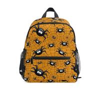 ALAZA Rucksack für Jungen und Mädchen, Kleinkinder, Einhorn, Regenbogen, Kindergarten-Rucksack, kleine Büchertasche mit Brustgurt, Namensschild, Spider R0410, S, Spider R0410