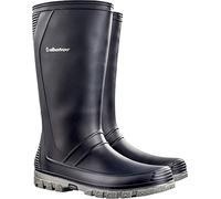 ALBATROS JUWEL Damen und Kinder Gummistiefel - Größe 4 - wasserdichte Regenstiefel - schwarze Stiefel für Garten, Wald, Stall & als Jagd Schuhe - rutschhemmend