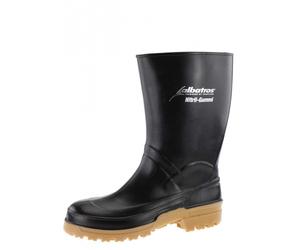 Albatros - Nitril-Gummistiefel in Farbe schwarz halbhoher Berufsgummistiefel nach EN 347 45