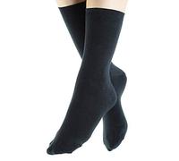 ALBERO NATUR Socken 5 Paar Damen Herren Bio-Baumwolle Freizeitsocken (as3, numeric, numeric_39, numeric_42, regular, regular, Schwarz)