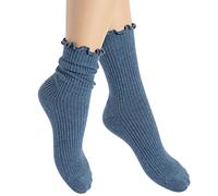 alber's BIO COMFORT - 5er-Pack | Kurze Damensocken aus weicher, gerippter Baumwolle, druckfreier Komfortbund, atmungsaktiv | Farbenmix 1 | Einheitsgröße 36-41
