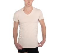 ALBERT KREUZ Business Unterhemd unsichtbar Bio Stretchbaumwolle V-Ausschnitt, Gr. L
