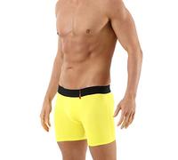 ALBERT KREUZ Eng anliegende Boxershorts Retropants Slipboxer Retroshorts aus Mikrofaser atmungsaktiv gelb 7/XL