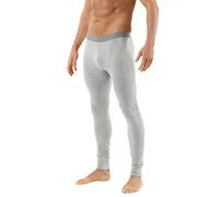 Albert Kreuz Herren Lange Unterhose Leggings Bio-Baumwolle grau mélange XL