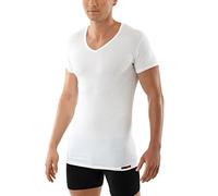 ALBERT KREUZ V-Unterhemd Business Herrenunterhemd aus Micromodal Light atmungsaktiv Kurzarm weiß 7/XL