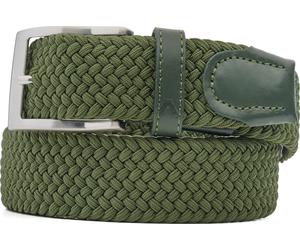 Alberto Basic Braided Flechtgürtel, dunkelgrün 110
