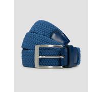 Alberto Basic Braided Herrengürtel In Blau 1008330-848 Blau 105