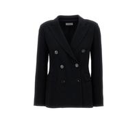 Alberto Biani - Double-Breasted Tailored Cady Jacket - Größe 44 - schwarz