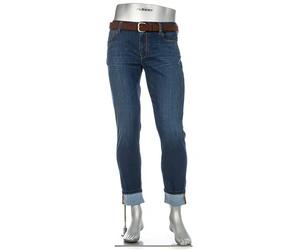 Alberto Bike Jeans Herren Slim Fits Baumwoll-Stretch blau, 34/34