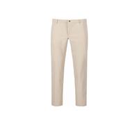 Alberto Business Cotton Slim Fit Hose Light Beige, Einfarbig