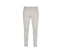Alberto Herren Hose Rob, Slim Fit, Jersey, braun gemustert, 32/30