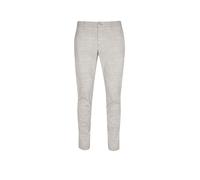 Alberto Herren Hose Rob, Slim Fit, Jersey, braun gemustert, 34/34