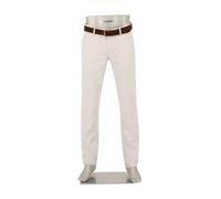 Alberto Chino Herren Regular Fit Baumwolle-Leinen grau, 38/36