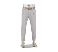 Alberto Herren Hose Chino Mike-C, Ceramica®, cropped, grau, 32/32