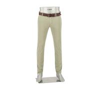 Alberto Herren Hose Chino Rob, Slim Fit, Pima Baumwolle-TencelT, helloliv grün, 31/32