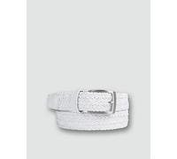 Alberto Basic Flechtgürtel Damen, white 105