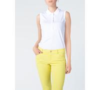 Alberto Damen Polo-Shirt Evi mit Dry Comfort Ausrüstung weiß, 38 (M)