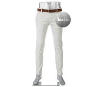 Alberto Hose Herren Slim Fits Baumwolle Grau, 35/36