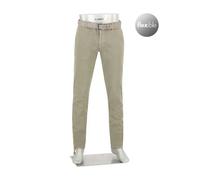 Alberto Herren Hose Rob, Slim Fit, Baumwolle T400®, mittelgrau, 29/32