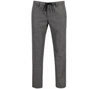 Alberto Flanell Look Slim Fit Hose grau, Einfarbig