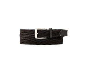Alberto Golf Tapered Fit Gürtel schwarz, Einfarbig