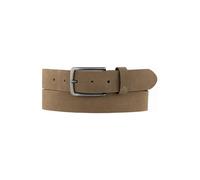 Alberto Gürtel Herren Veloursleder beige, 85 CM (31 INCH)