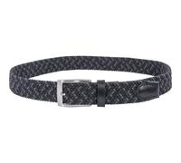 Alberto Gürtel Braided, anthrazit/schwarz