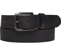 Alberto Gürtel Herren Glattleder schwarz, 80 CM (30 INCH)