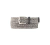 Alberto Gürtel Herren Textil grau, 110 CM (36 INCH)