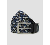 Alberto Gürtel - Multicolor Braided Herrengürtel 1008543-78 Mehrfarbig;Blau 95