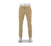 Alberto Herren Cargohose John, Slim Fit, Cord, sand beige, 31/30