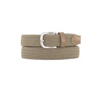 Alberto Herren Gürtel dunkelbeige, Breite ca. 3 cm, 80 CM (30 INCH)