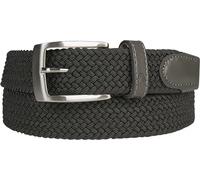 Alberto Gürtel Herren Textil grau, 85 CM (31 INCH)