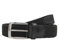 ALBERTO Herren Gürtel Flechtgürtel Basic Braided in Schwarz Länge 105 cm