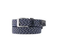Alberto Gürtel - Multicolor Braided Herrengürtel 1008324-78 Mehrfarbig;Dunkelblau 105