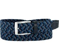 Alberto Herren Gürtel navy, Breite ca. 3,5 cm blau, 80