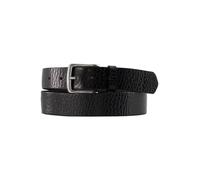 Alberto Herren Gürtel schwarz, Breite 3,5 cm, kürzbar, 85 CM (31 INCH)