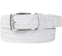 Alberto Golf Tapered Fit Gürtel weiss, Einfarbig