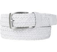 Alberto Tapered Fit Gürtel weiss, Einfarbig