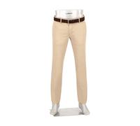 Alberto Herren Hose Business Cotton, Rob, Slim Fit, Baumwoll-Stretch, beige, 36/36