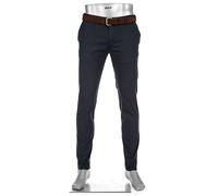 Alberto Herren Hose Business Cotton, Rob, Slim Fit, Baumwoll-Stretch, dunkelblau, 42/34