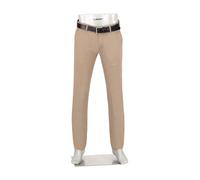 Alberto Herren Hose Ceramica®, Lou, Regular Fit, Gabardine, beige grau, 38/30