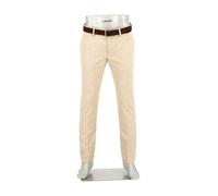 Alberto Herren Hose Ceramica®, Rob, Slim Fit, Woll-Mix, beige meliert, 38/34
