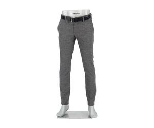 Alberto Herren Hose Ceramica®, Rob, Slim Fit, Woll-Mix, braungrau meliert, 34/32