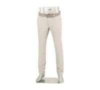 Alberto Herren Hose Ceramica®, Rob, Slim Fit, Woll-Mix, hellgrau meliert, 34/32