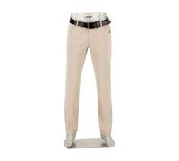 Alberto Herren Hose Ceramica®, Stone, Modern Fit, Mikrofaser-Viskose, beige meliert, 33/32