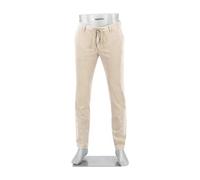 Alberto Herren Hose Chino Jump, Slim Fit, Cord, hellbeige, 35/32